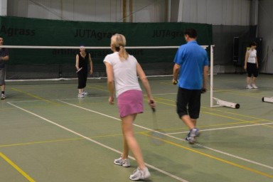 Badmintonový turnaj Opeřený míček pro zaměstnance CENTROPROJEKTu