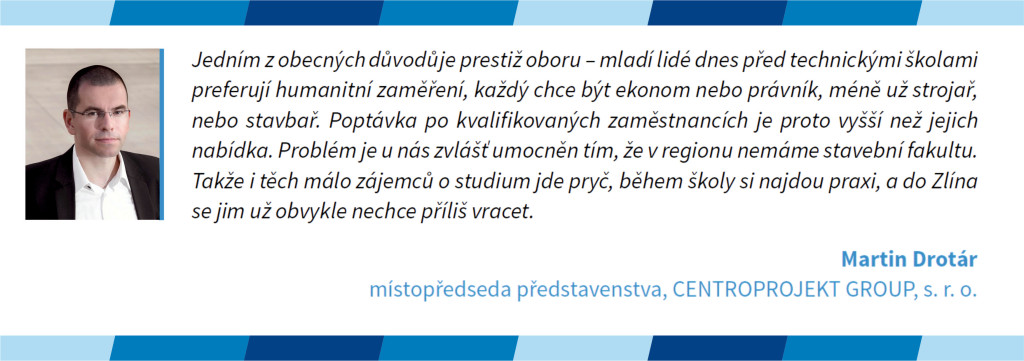 Místopředseda představenstva Centroprojektu Martin Drotár o práci ve stavebnictví pro kvartální analýzu českého stavebnictví CEEC Research Q4/2015