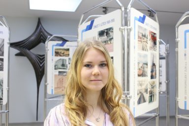Studentka Monika Bobálová na stáži v projekční kanceláři